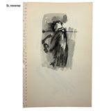 Six More Mid-Century Sketches, Artist Unknown, SOLD INDIVIDUALLY