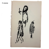 Six More Mid-Century Sketches, Artist Unknown, SOLD INDIVIDUALLY