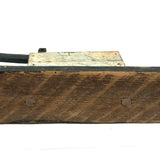 Primitive Antique Jig Doll on Platform with Hand Crank