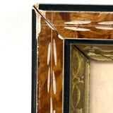 Die Beschützerin (The Protector), Victorian Graphite Drawing of Girl with Her Pets in Period Frame