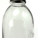 Chocolate, c. 1910s Etched Glass Soda Fountain Syrup Bottle
