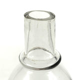 Chocolate, c. 1910s Etched Glass Soda Fountain Syrup Bottle