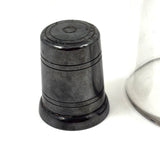 Chocolate, c. 1910s Etched Glass Soda Fountain Syrup Bottle