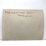 Potato Pickers (with Excellent Baskets), Hall's Farm, Westmoreland, NH Old Snapshot Photo