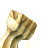 Marvelous Set of Four Antique Carved Bone Clawed Feet