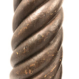 Gorgeous Antique 16+ Inch Sculpturally Carved/Turned Posts