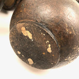 Gorgeous Antique 16+ Inch Sculpturally Carved/Turned Posts