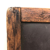 MH's Early American Primitive School Slate, All Original, Marvelous Patina