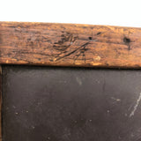 MH's Early American Primitive School Slate, All Original, Marvelous Patina