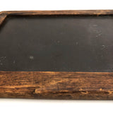 MH's Early American Primitive School Slate, All Original, Marvelous Patina