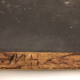 MH's Early American Primitive School Slate, All Original, Marvelous Patina