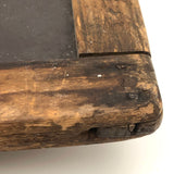 MH's Early American Primitive School Slate, All Original, Marvelous Patina