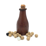 Old Leather Bottle with Complete Pea Pool Set (+ Make Do 18 & 20)