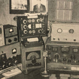 1958 W1PTB Ham Radio QSO Card, Mailed