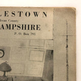 1958 W1PTB Ham Radio QSO Card, Mailed