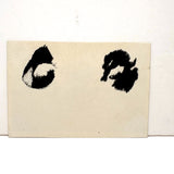 Two Armed Semaphore, With Tank, Old Snapshot Photo