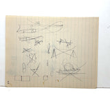 More Excellent Very Naive Kid's Drawings: Man on Horse with Gun, Marching Man, Pile of Rocks