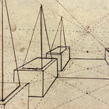 Geometric Perspective Drawings: Beautiful Mid 19th Century Notebook, 20 p, Full, Plus Extra