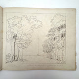 Geometric Perspective Drawings: Beautiful Mid 19th Century Notebook, 20 p, Full, Plus Extra
