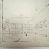 Geometric Perspective Drawings: Beautiful Mid 19th Century Notebook, 20 p, Full, Plus Extra