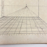 Geometric Perspective Drawings: Beautiful Mid 19th Century Notebook, 20 p, Full, Plus Extra