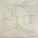 Geometric Perspective Drawings: Beautiful Mid 19th Century Notebook, 20 p, Full, Plus Extra