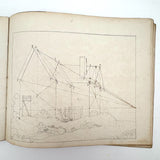 Geometric Perspective Drawings: Beautiful Mid 19th Century Notebook, 20 p, Full, Plus Extra