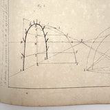 Geometric Perspective Drawings: Beautiful Mid 19th Century Notebook, 20 p, Full, Plus Extra
