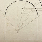 Geometric Perspective Drawings: Beautiful Mid 19th Century Notebook, 20 p, Full, Plus Extra