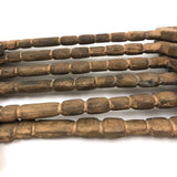 Set of Six Giant Iron, Gold Painted Odd Fellows/Masonic Ceremonial Keys on Wire Ring