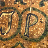 J.P Justa, Joyfully Painted 19th Century Folk Art Wall Box