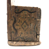 J.P Justa, Joyfully Painted 19th Century Folk Art Wall Box
