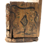 J.P Justa, Joyfully Painted 19th Century Folk Art Wall Box