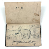 Memoir of Charles Henry Porter by E. Goodrich Smith, 1849, with Wooly Mammoth Endpaper Drawing