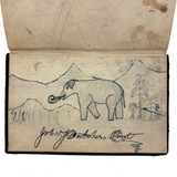 Memoir of Charles Henry Porter by E. Goodrich Smith, 1849, with Wooly Mammoth Endpaper Drawing