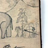 Memoir of Charles Henry Porter by E. Goodrich Smith, 1849, with Wooly Mammoth Endpaper Drawing