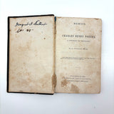 Memoir of Charles Henry Porter by E. Goodrich Smith, 1849, with Wooly Mammoth Endpaper Drawing