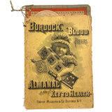 1886 + 1888 Almanacs with Handwritten Daily Diaries