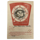 Lot of 1920s Masonic Emblem Drawings and Certificates