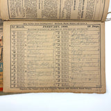 1886 + 1888 Almanacs with Handwritten Daily Diaries