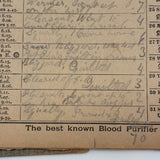 1886 + 1888 Almanacs with Handwritten Daily Diaries