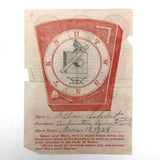 Lot of 1920s Masonic Emblem Drawings and Certificates