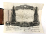 Lot of 1920s Masonic Emblem Drawings and Certificates