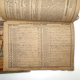 1886 + 1888 Almanacs with Handwritten Daily Diaries