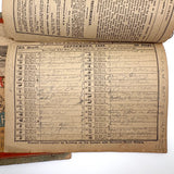 1886 + 1888 Almanacs with Handwritten Daily Diaries