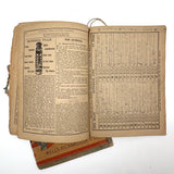 1886 + 1888 Almanacs with Handwritten Daily Diaries
