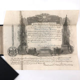 Lot of 1920s Masonic Emblem Drawings and Certificates