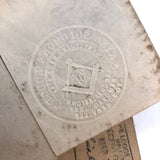 Lot of 1920s Masonic Emblem Drawings and Certificates