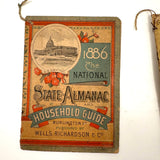 1886 + 1888 Almanacs with Handwritten Daily Diaries
