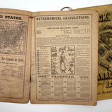 1886 + 1888 Almanacs with Handwritten Daily Diaries